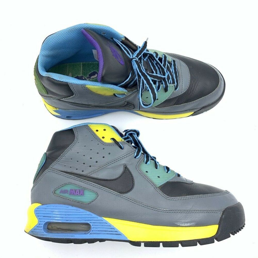 Nike Air Max Mens Athletic Sneakers Blue Colour 10 - Picture 2 of 7